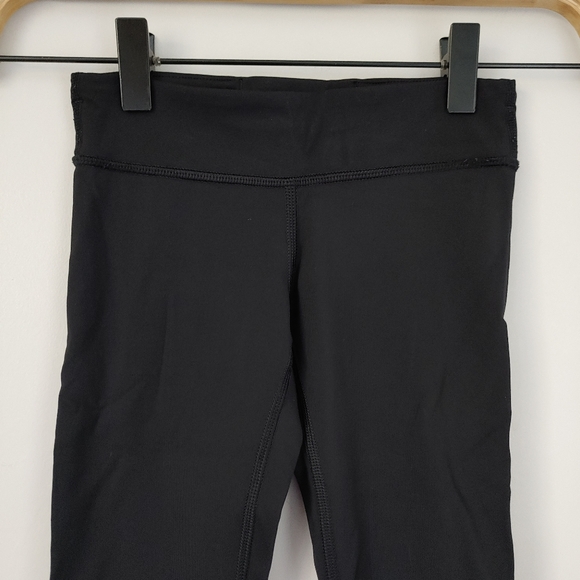 Ivivva Lululemon Leggings Rhythmic Tights Luxtreme Size 6 Black - Picture 5 of 14